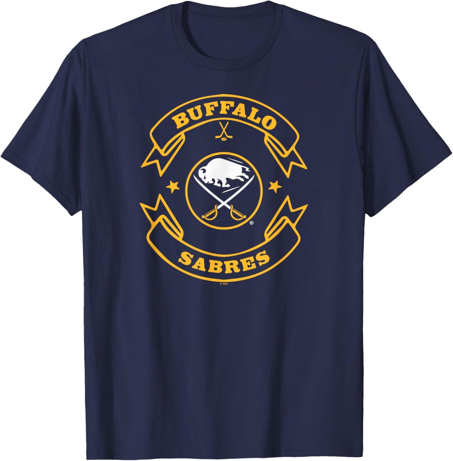 Buffalo Sabres Blaze Royal Officially Licensed T-Shirt - T-Shirt | Navy