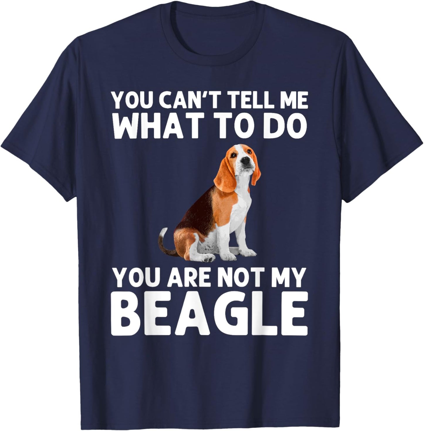 Funny Beagle Design Women Hound Beagle Dog Lovers T-Shirt - T-Shirt | Navy