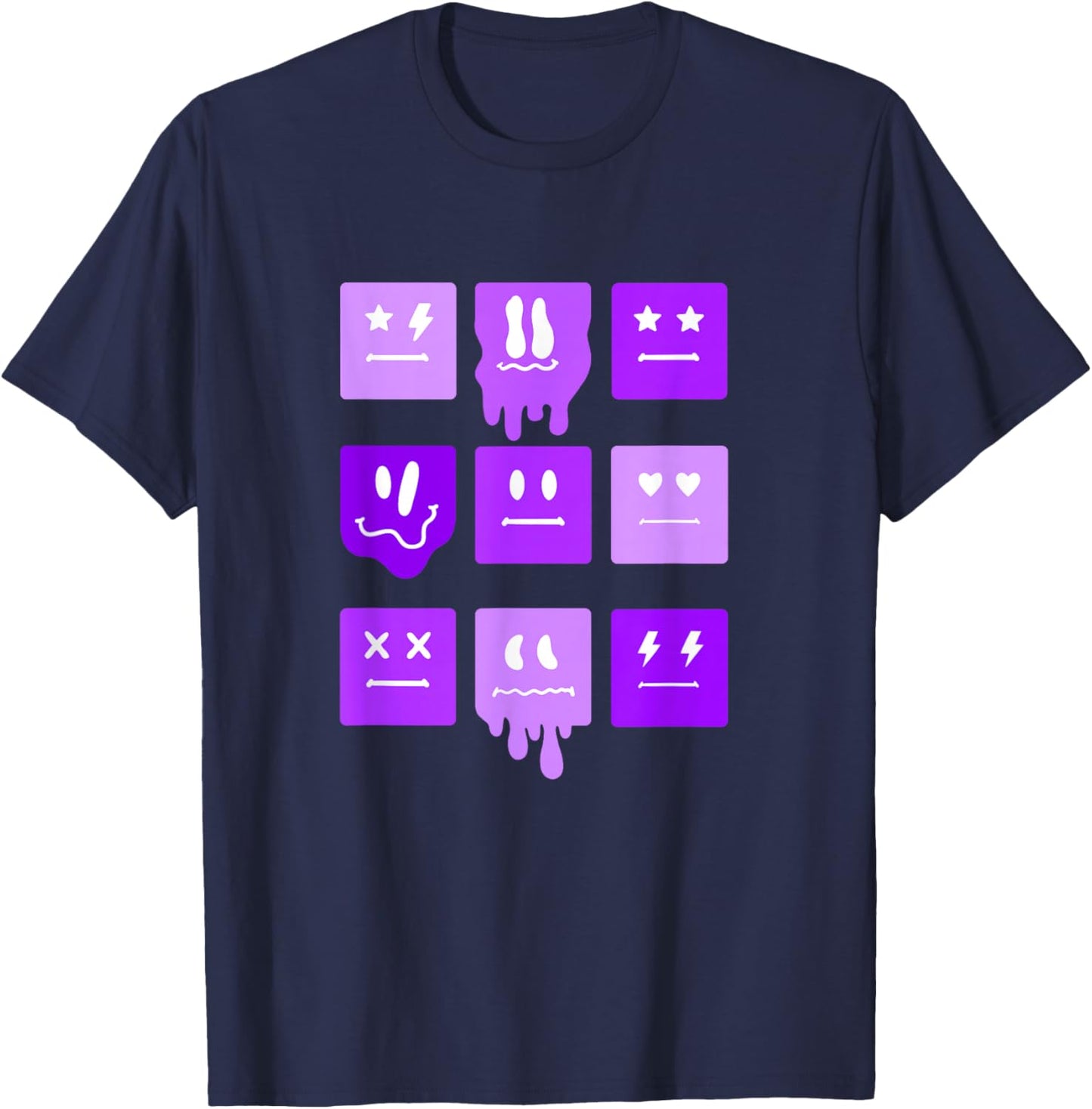 Purple Moods Purple Graphic T-Shirt - T-Shirt | Navy