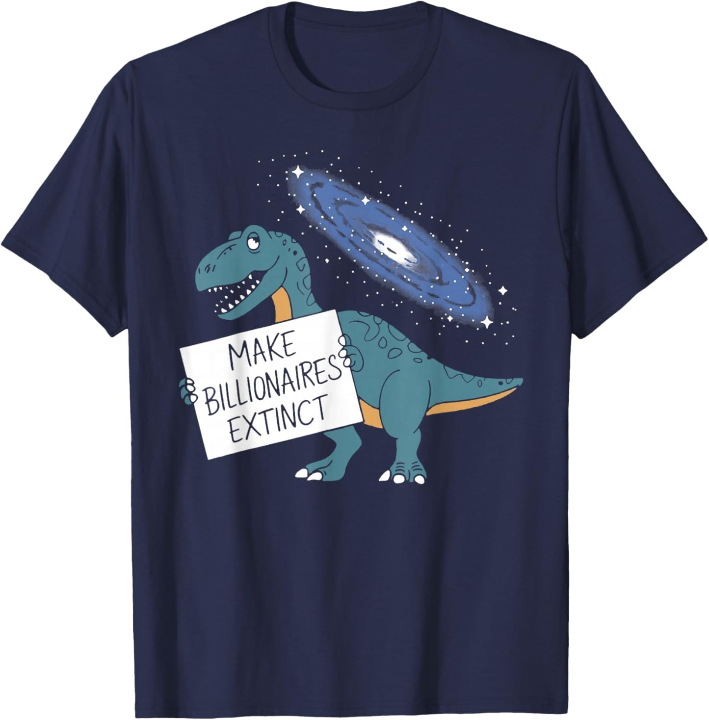 Billionaires Extinct T-Shirt - T-Shirt | Navy