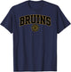 Boston Bruins Arch Over White Officially Licensed T-Shirt - T-Shirt | Navy