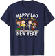 Laos Laotian Boys Happy Lao New Year Pi Mai Lao T-Shirt - T-Shirt | Navy