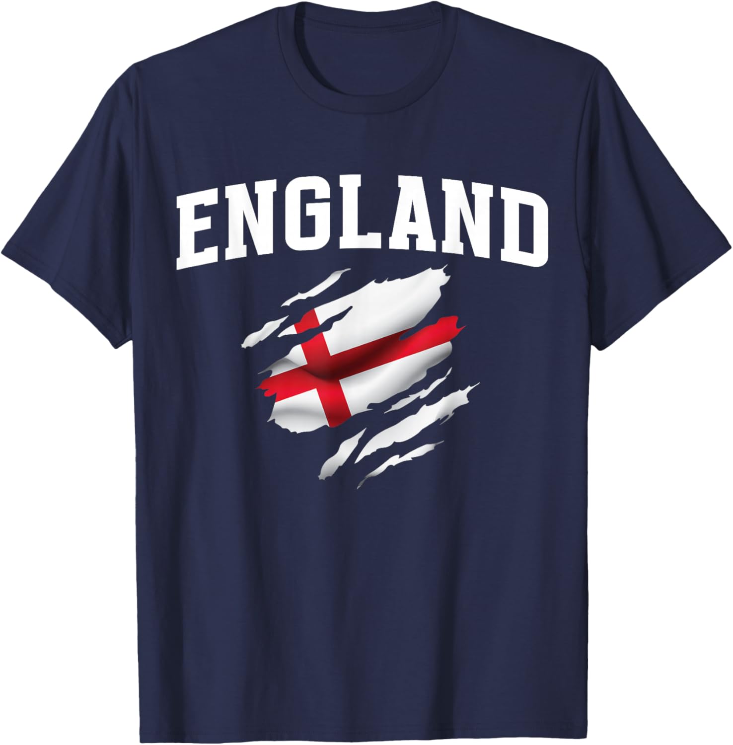 England Flag Men Women Kids T-Shirt - T-Shirt | Navy