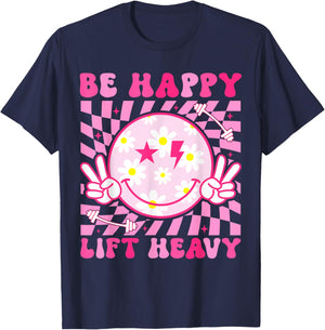 Funny Lift Heavy Workout Shirt for Gym Lover Bodybuilder T-Shirt - T-Shirt | Navy