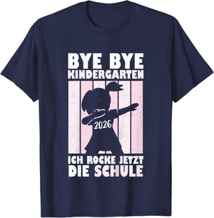 Bye Bye Kindergarten 2026 T-Shirt - T-Shirt | Navy