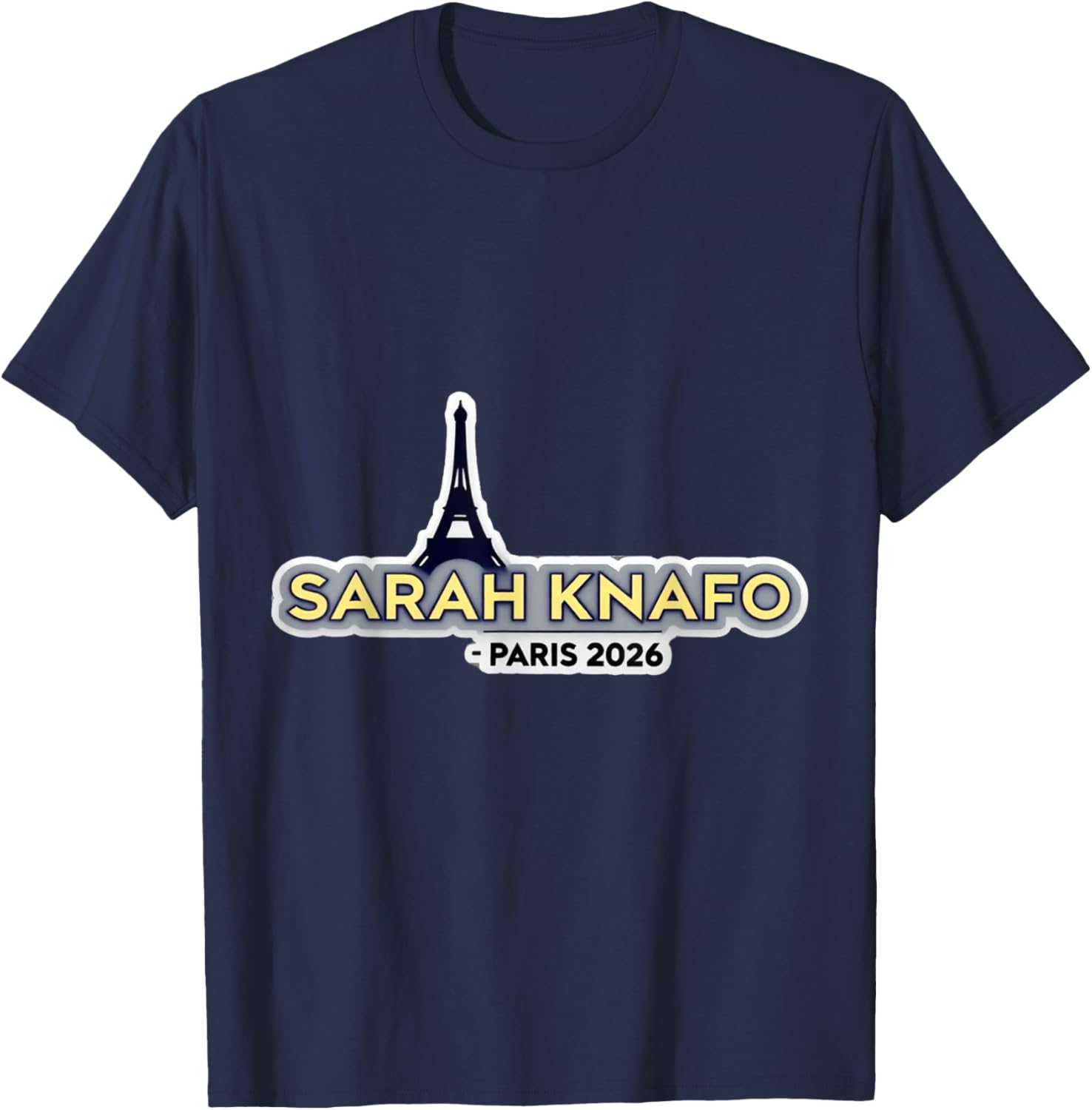 Sarah Knafo - Paris 2026 T-Shirt - T-Shirt | Navy