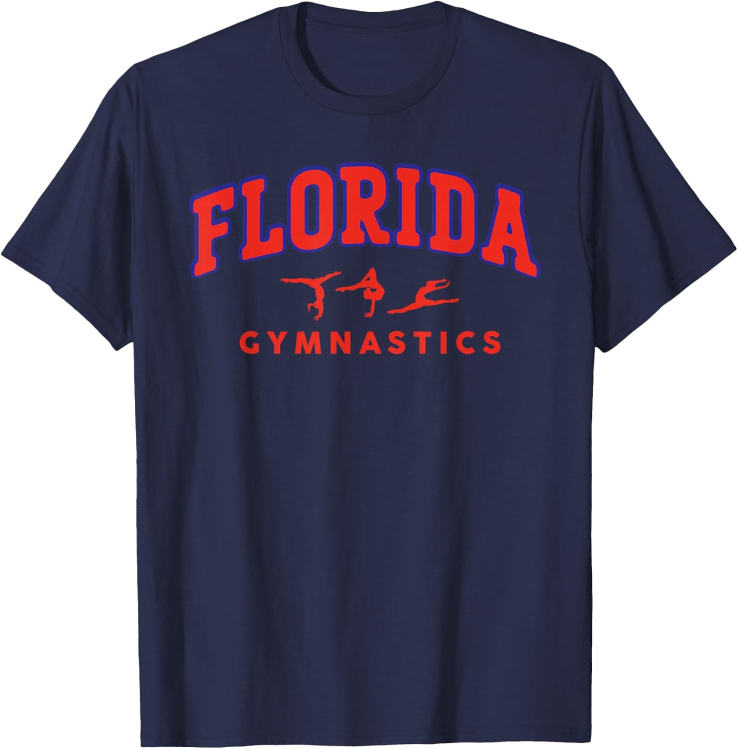 Florida Gymnastics Gymnasts T-Shirt - T-Shirt | Navy