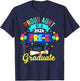 Proud Aunt of a 2026 Pre-K Graduate PreK Graduation T-Shirt - T-Shirt | Navy