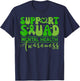 Support Squad Mental Health Awareness Green Ribbon T-Shirt - T-Shirt | Navy
