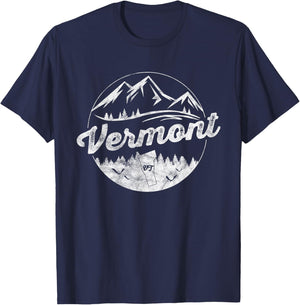 Vermont Emblem Vermont T-Shirt - T-Shirt | Navy