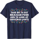 Take Me To Eat Mexican Food And To Look At Christmas Lights T-Shirt - T-Shirt | Navy