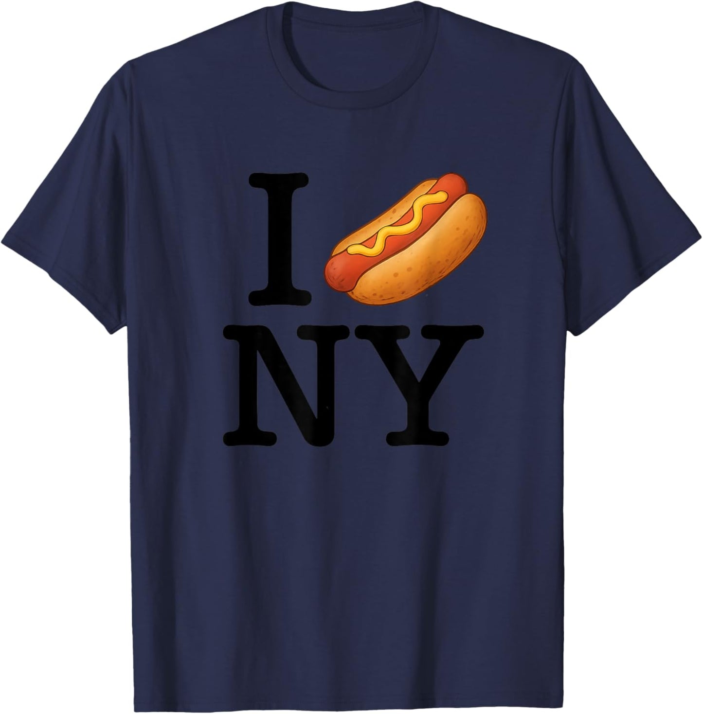 I (Hot Dog) NY T-Shirt - T-Shirt | Navy