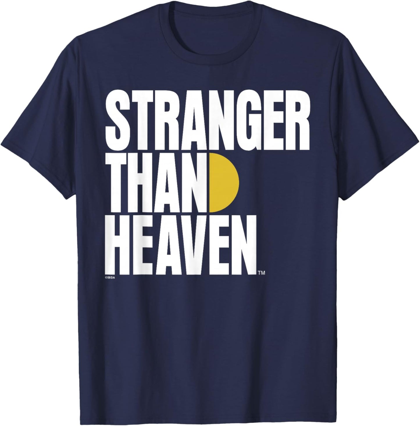 Stranger Than Heaven Logo (White) T-Shirt - T-Shirt | Navy
