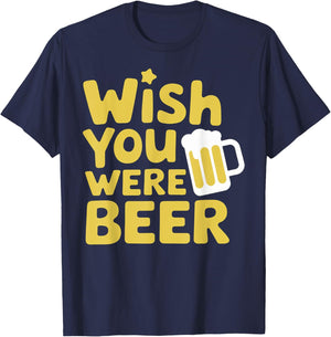 Wish You Were Beer T-Shirt - T-Shirt | Navy