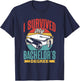I Survived My Bachelor's Degree Party Bachelor Graduation T-Shirt - T-Shirt | Navy