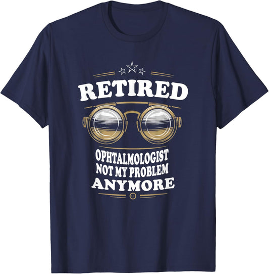 Funny Ophthalmology Quote, Squad Eyes Doctor T-Shirt - T-Shirt | Navy