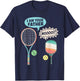I Am Your Father Funny Pickleball Tennis Racket Men Women T-Shirt - T-Shirt | Navy
