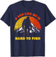 A Son Like Me is Hard to Find – Funny Big Foot Humor T-Shirt - T-Shirt | Navy