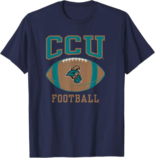 Coastal Carolina University CCU Football T-Shirt - T-Shirt | Navy