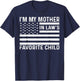 I'm My Mother in Law's Favorite Child American Flag USA T-Shirt - T-Shirt | Navy