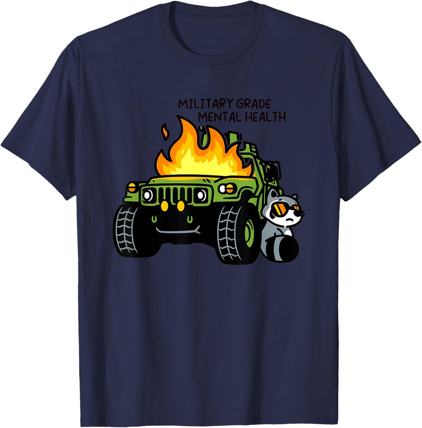 Military Grade Mental Health T-Shirt - T-Shirt | Navy