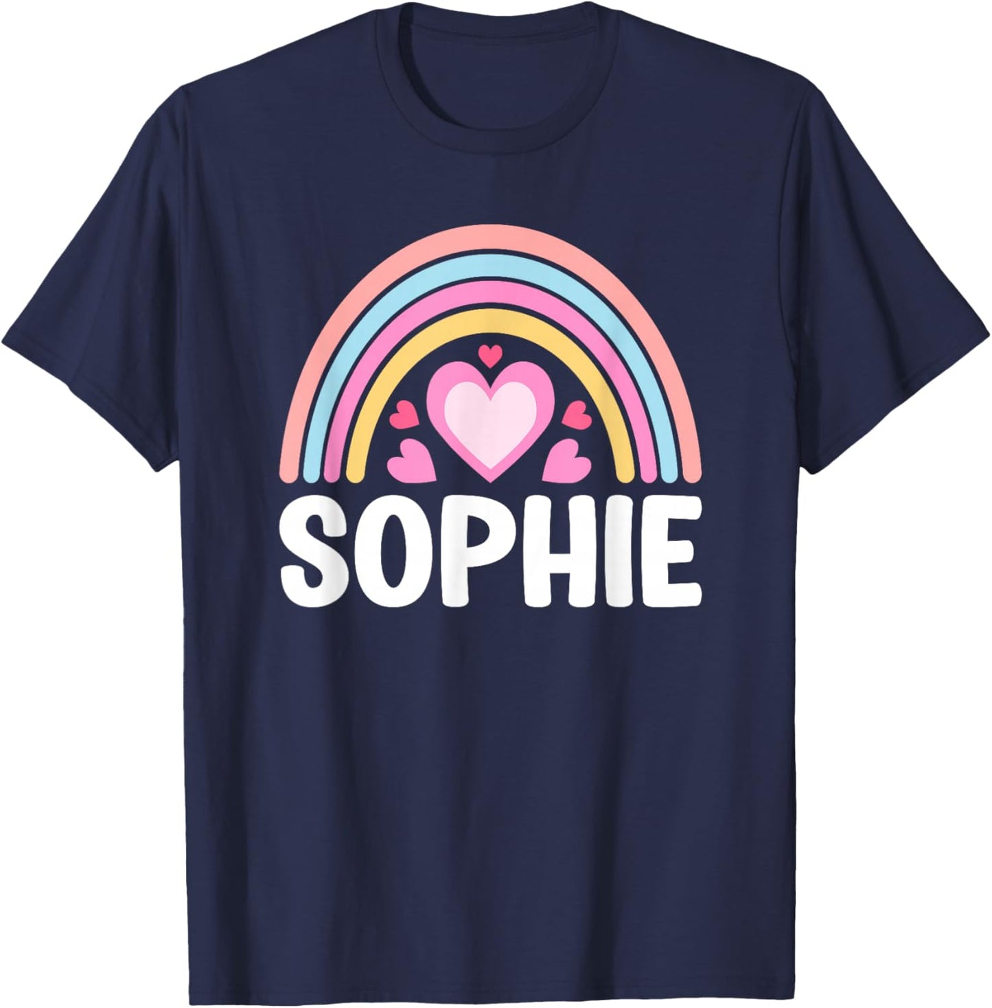 I Love Sophie Cute Sophie Lover T-Shirt - T-Shirt | Navy