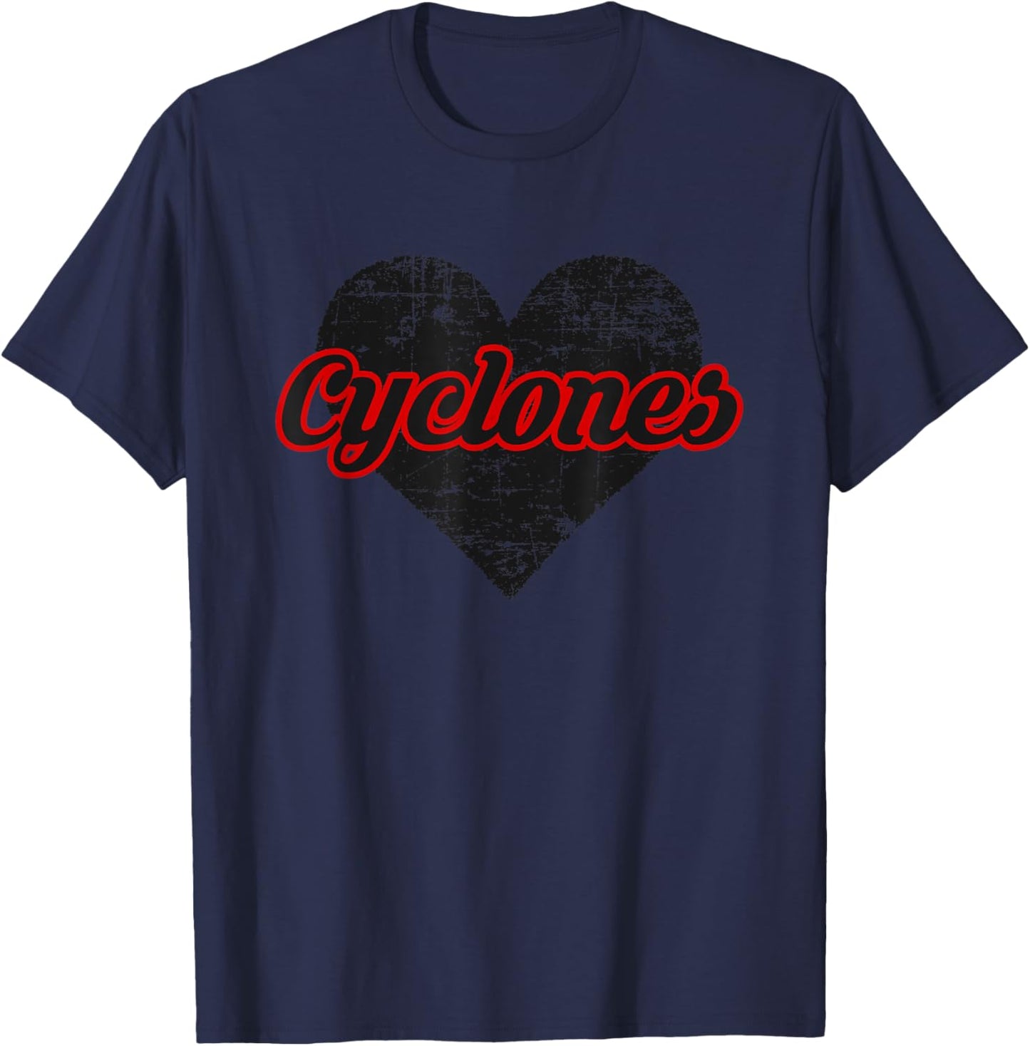 Over Heart T-Shirt - T-Shirt | Navy