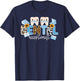 Dental Receptionist Leopard Dental Receptionists T-Shirt - T-Shirt | Navy