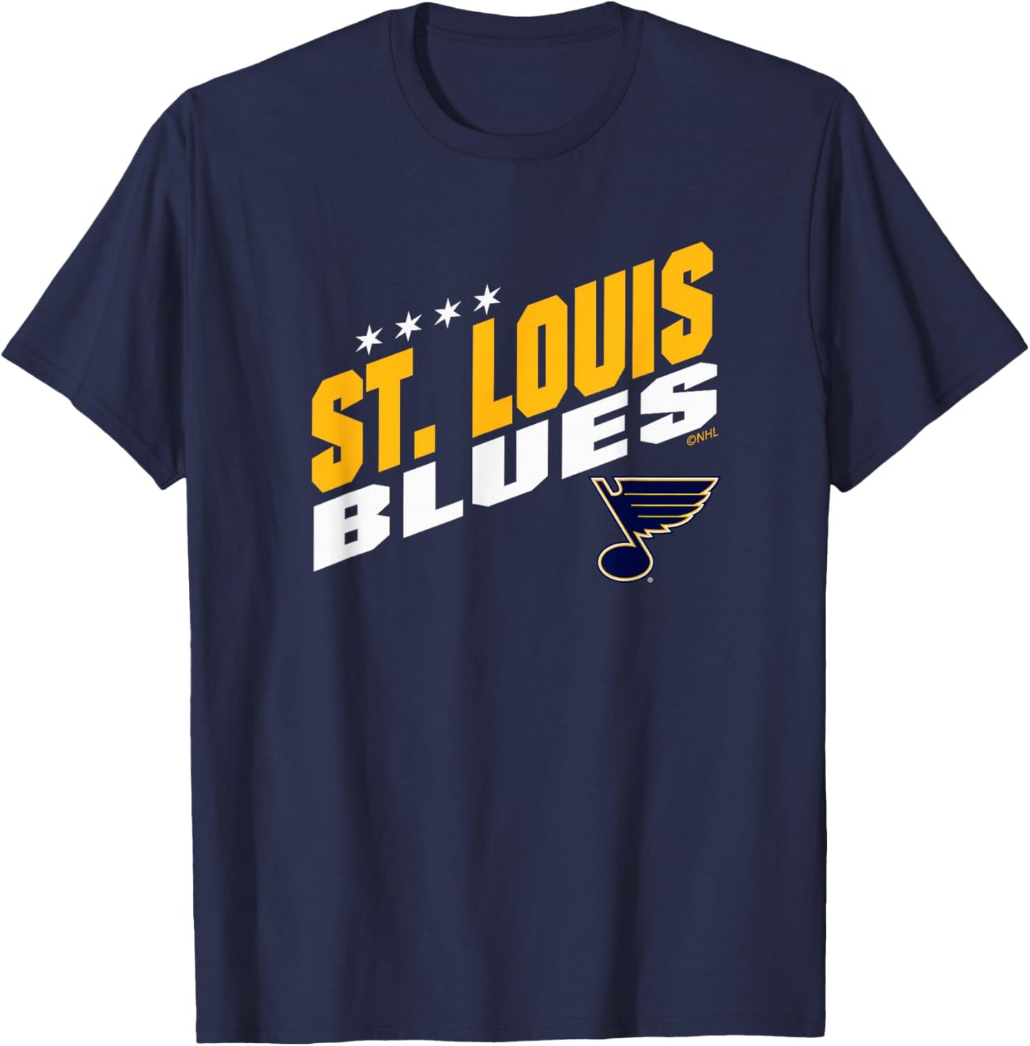 St. Louis Blues Fuel Royal Officially Licensed T-Shirt - T-Shirt | Navy
