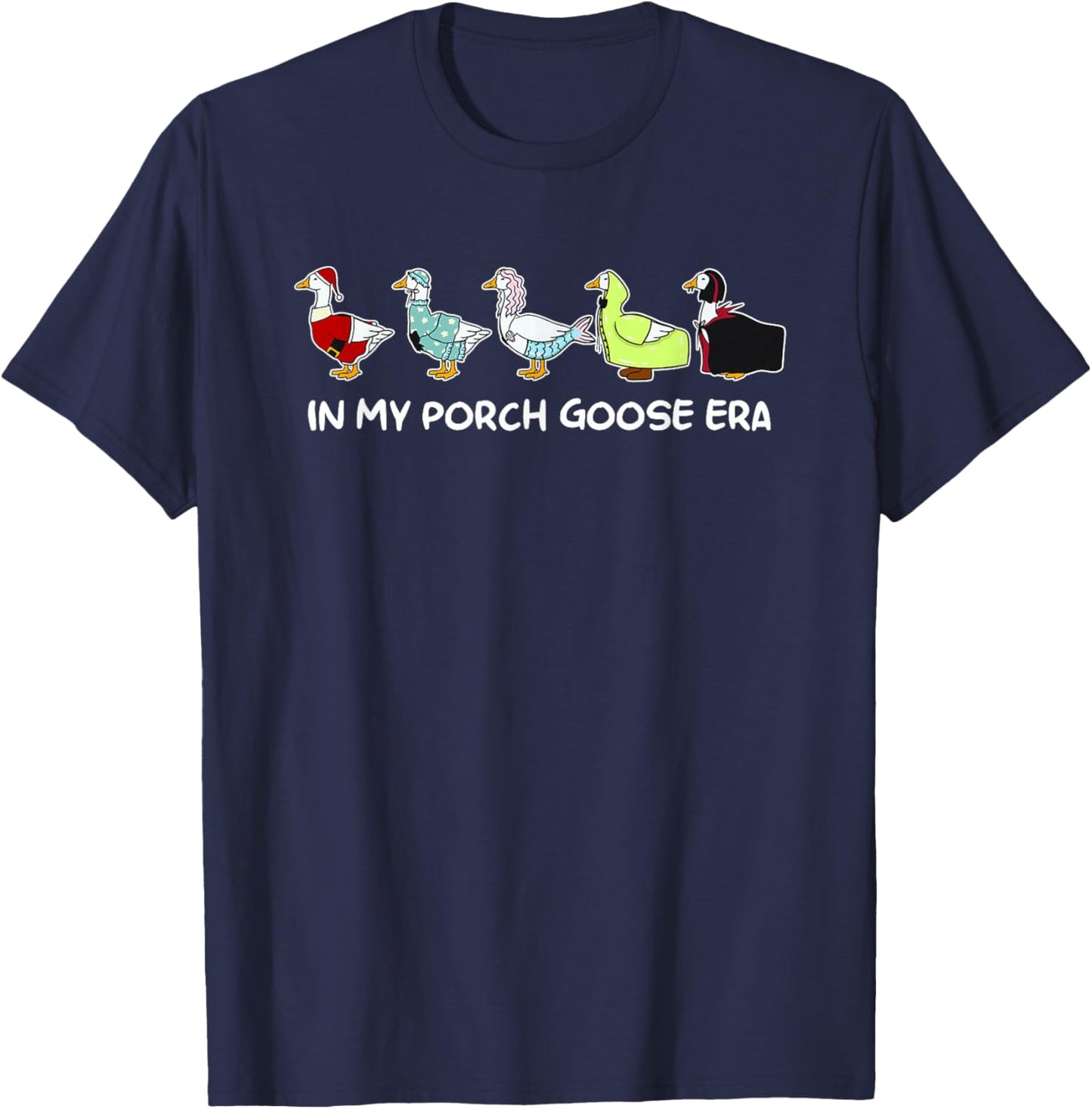 in My Porch Goose Era T-Shirt - T-Shirt | Navy