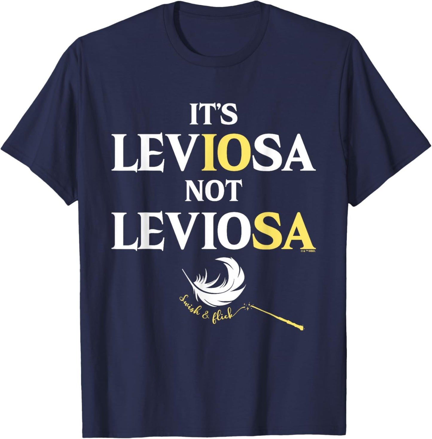 Harry Potter It's LeviOSsa Not Leviosa T-Shirt - T-Shirt | Navy