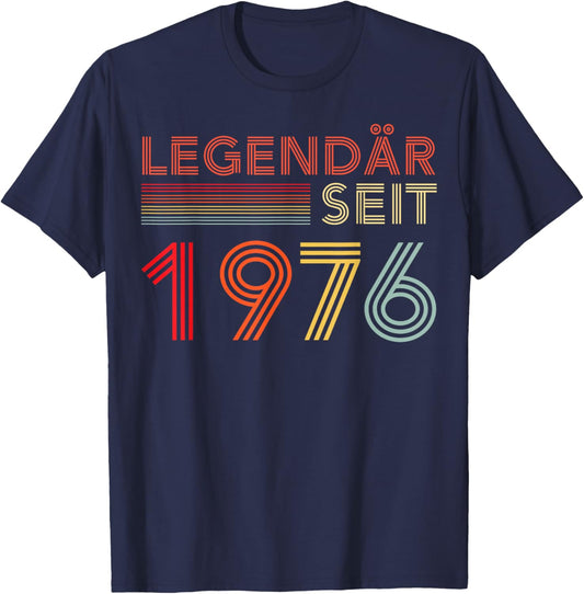 1976 Birthday Man 50th Decoration Funny 50s 50th Birthday T-Shirt - T-Shirt | Navy