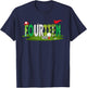 14th Birthday Golf Theme 14 Year Old Kids Sport Party T-Shirt - T-Shirt | Navy
