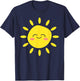 Sun Smiling Sunshine Cute Lovely Summer Love Vacation T-Shirt - T-Shirt | Navy