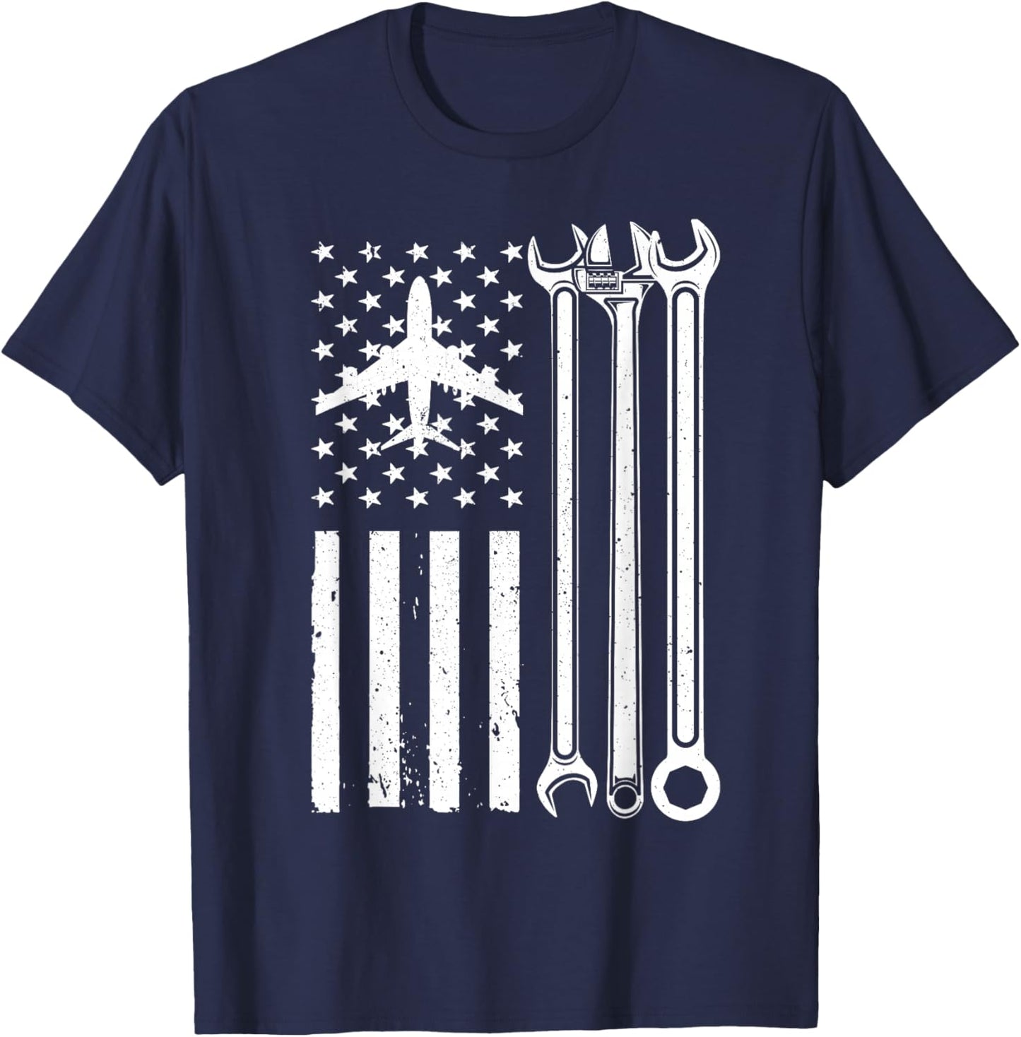 Aircraft Mechanic design Women Aviation Maintenance T-Shirt - T-Shirt | Navy