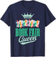Book Fair Queen | Literature | School Book Fair Event T-Shirt - T-Shirt | Navy