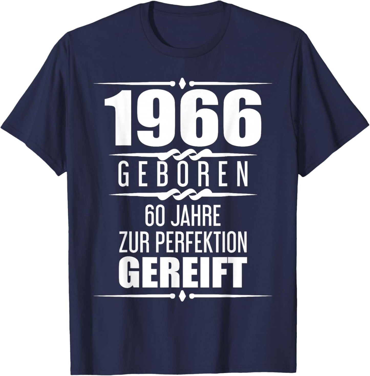 Funny 60 Years Saying Grandpa Grandma Gift 60th Birthday T-Shirt - T-Shirt | Navy
