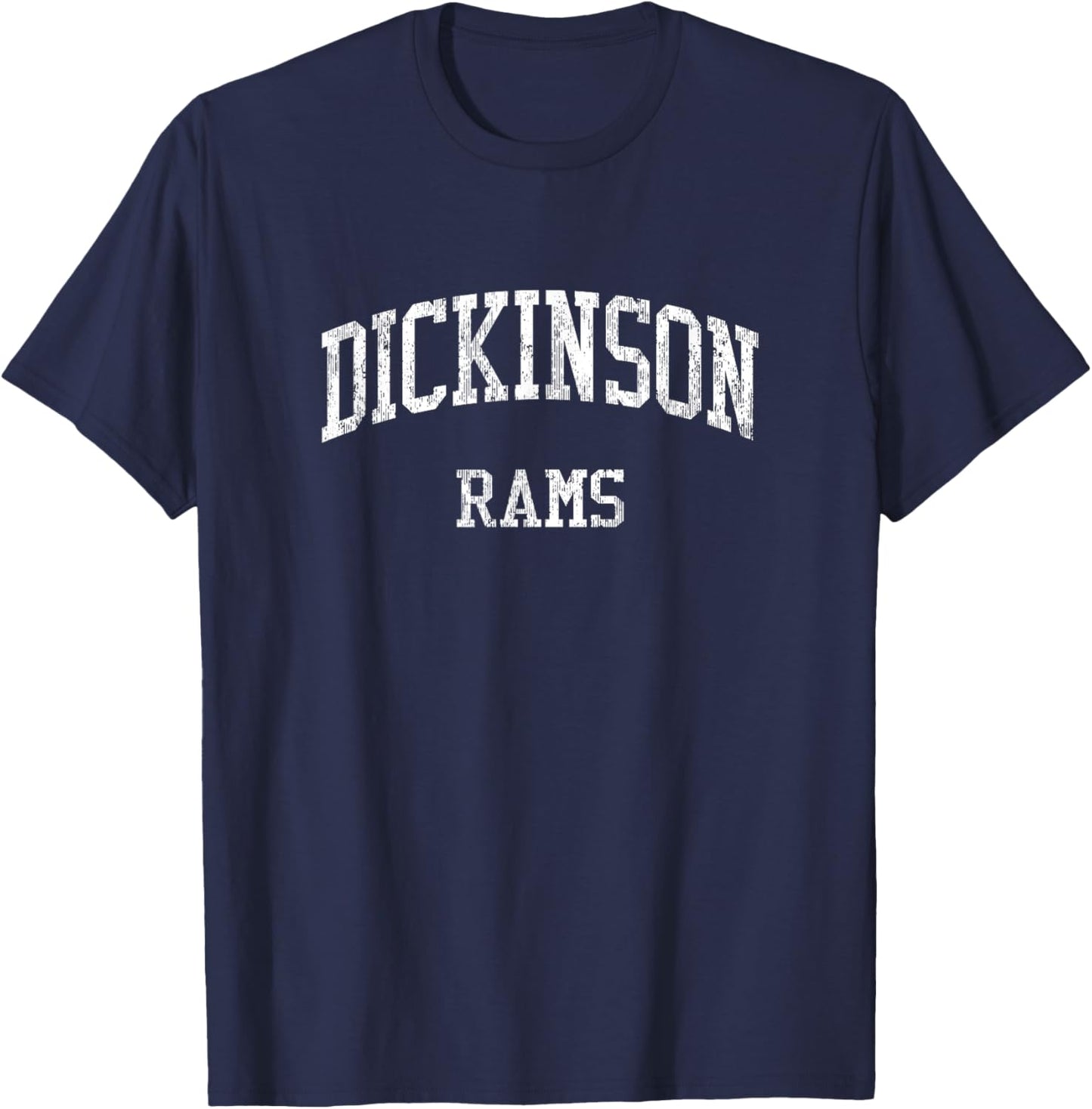 Dickinson High School HS Jersey City NJ Vintage Sports T-Shirt - T-Shirt | Navy