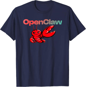 OpenClaw Open Claw Lobster AI T-Shirt - T-Shirt | Navy
