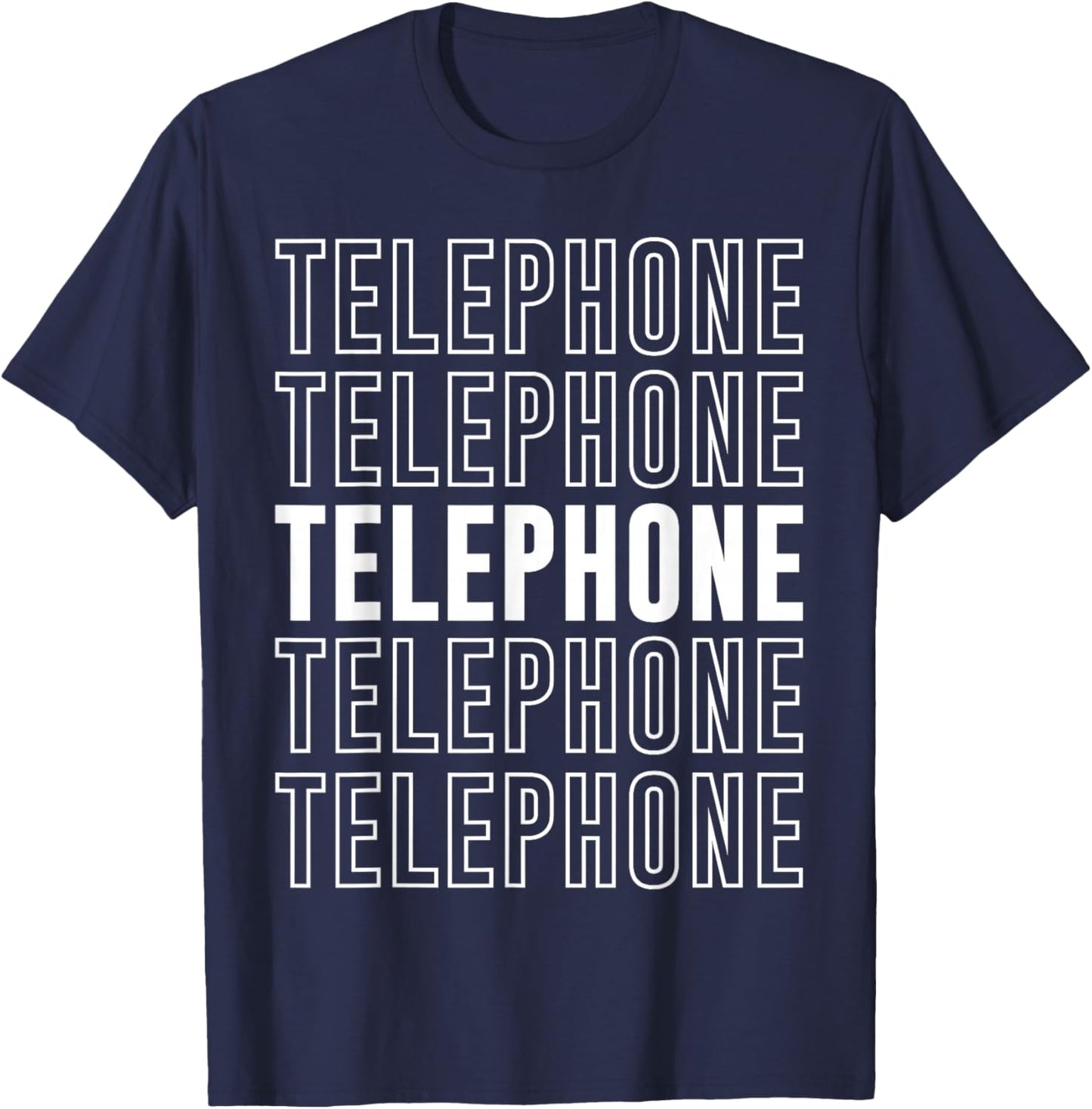 Phone T-Shirt - T-Shirt | Navy