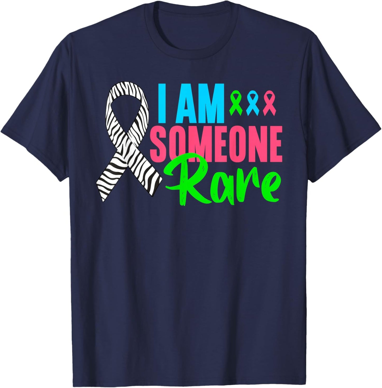 Rare Disease Day 2026 Shirt - I am Rare Disease Awareness T-Shirt - T-Shirt | Navy