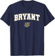 Bryant University Bulldogs Arch Logo T-Shirt - T-Shirt | Navy