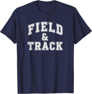 Field and Track Funny for Throwers Jumpers T-Shirt - T-Shirt | Navy