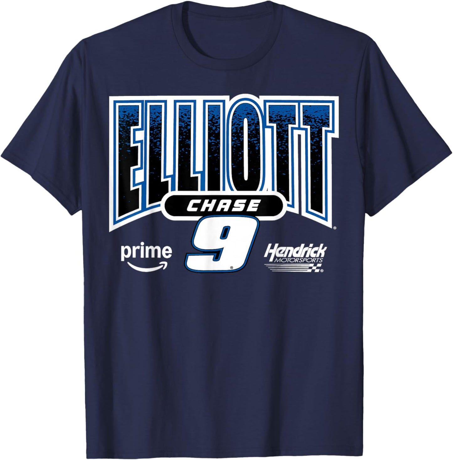 NASCAR - Chase Elliott #9 Prime - Hendrick Motorsports T-Shirt - T-Shirt | Navy
