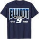 NASCAR - Chase Elliott #9 Prime - Hendrick Motorsports T-Shirt - T-Shirt | Navy