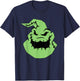 Disney The Nightmare Before Christmas Oogie Boogie Big Face T-Shirt - T-Shirt | Navy