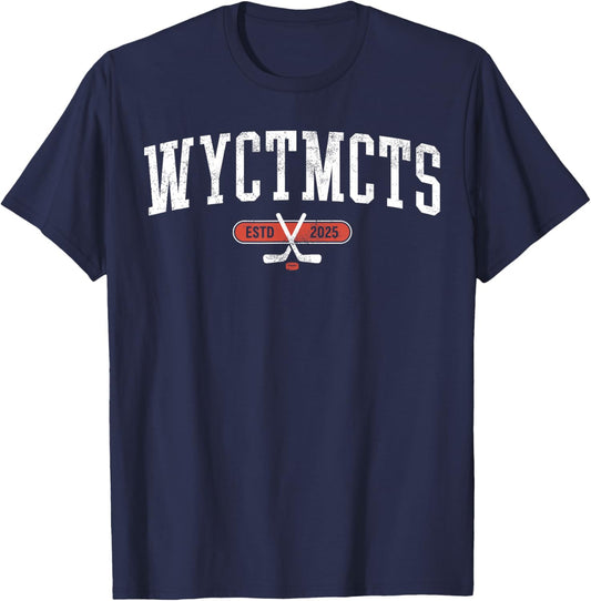 WYCTMCTS Short Sleeve Athletic T-Shirt - T-Shirt | Navy