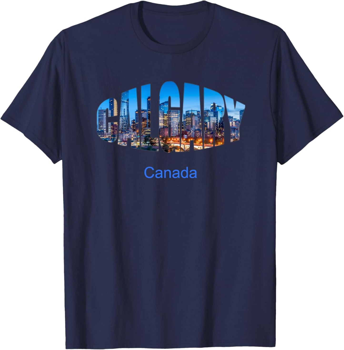 Voyage à Calgary Canada Haut de Gamme T-Shirt - T-Shirt | Navy