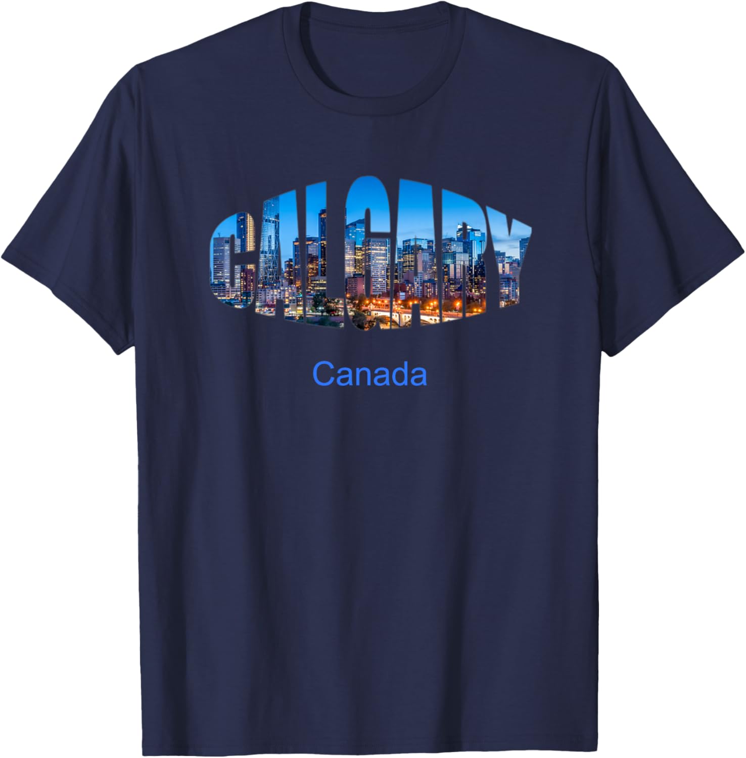 Voyage à Calgary Canada Haut de Gamme T-Shirt - T-Shirt | Navy