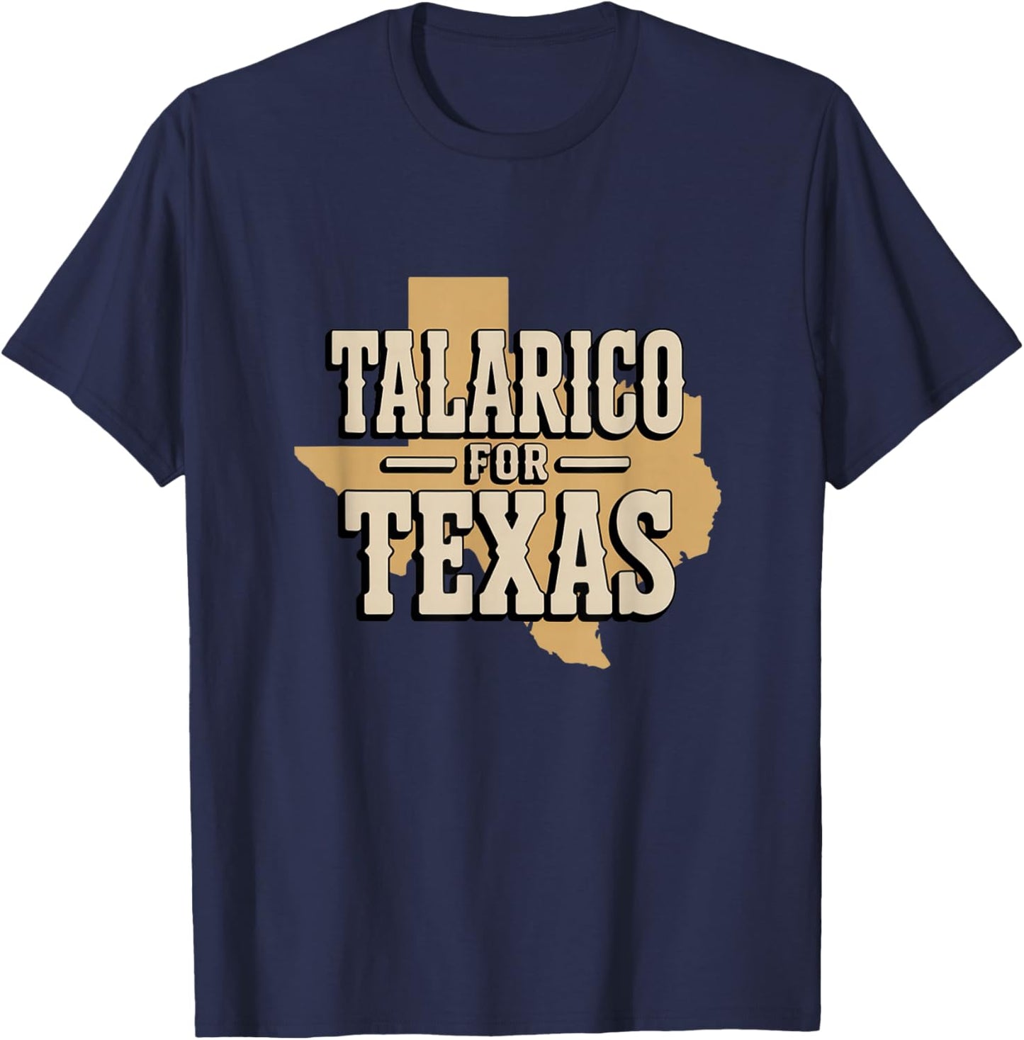 Texas for James Talarico for Senate Democrat Support T-Shirt - T-Shirt | Navy